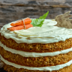 Пасхальный морковный торт с облепиховой начинкой